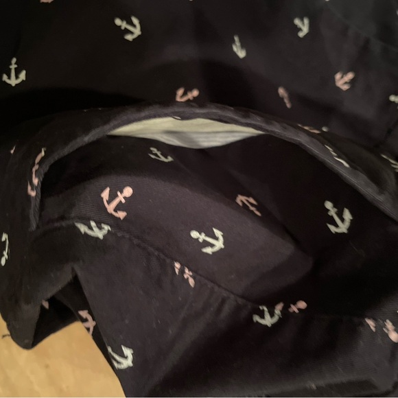 NWOT Tommy Hilfiger blue pink white anchor Hampton Nautical Preppy sz 16 - Picture 3 of 11